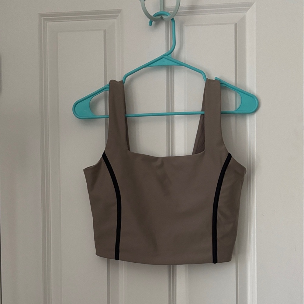Abercrombie & Fitch YPB Sculptlux Square Neck Slim Tank